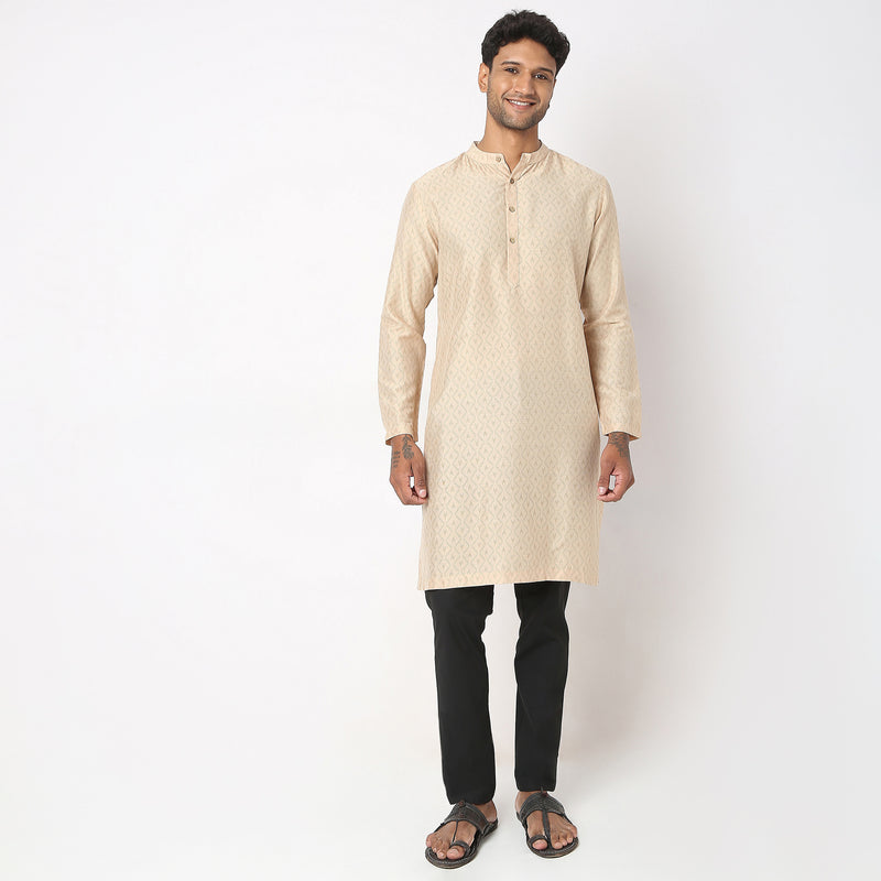 Regular Fit Printed Kurta