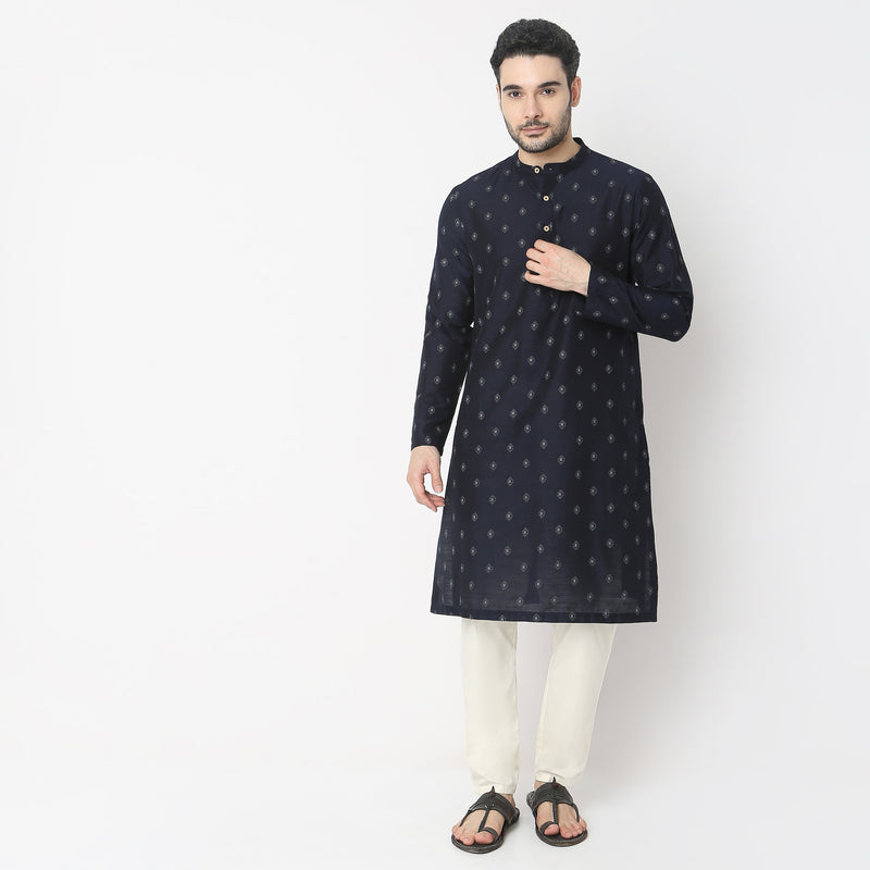 Regular Fit Printed Kurta