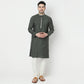 Regular Fit Jacquard Kurta