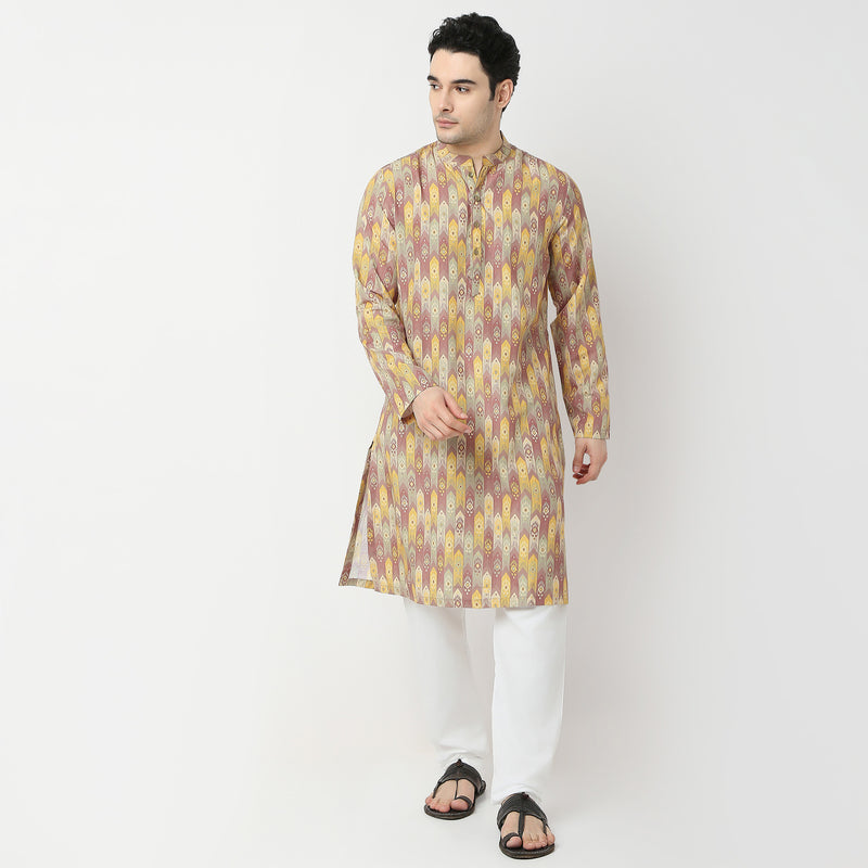 Regular Fit Printed Kurta