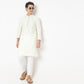Regular Fit Jacquard Kurta