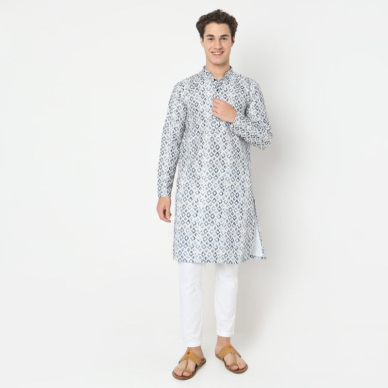 Regular Fit Printed Kurta