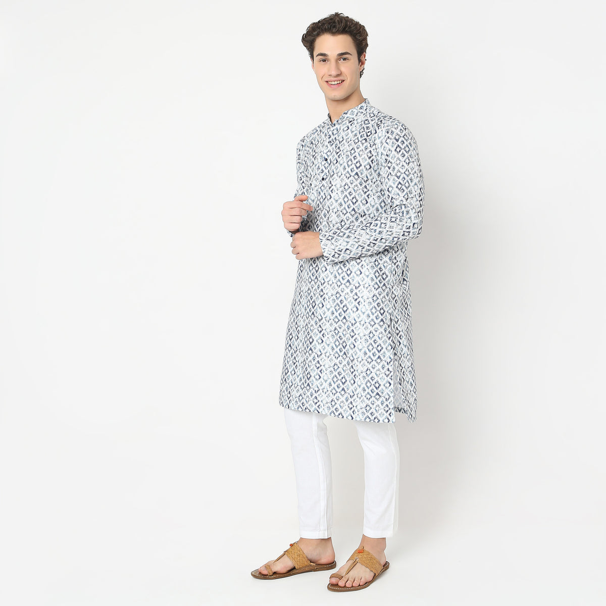 Regular Fit Printed Kurta