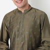 Buy Men Straight Fit Embroidered Full Sleeve Kurta  - Style Union