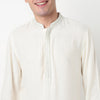 Buy Men Straight Fit Striped Full Sleeve Kurta  - Style Union