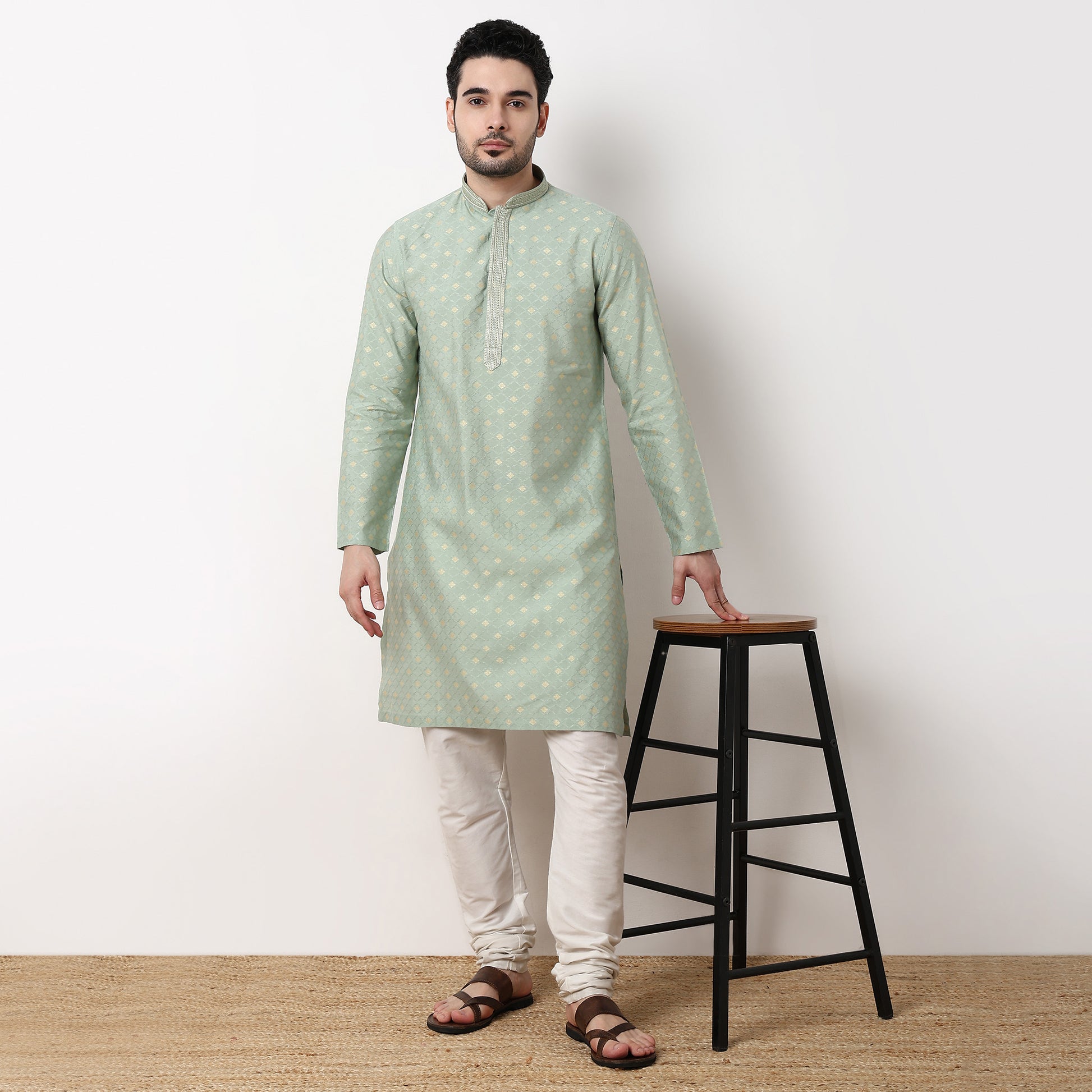 Jacquard Long Kurta