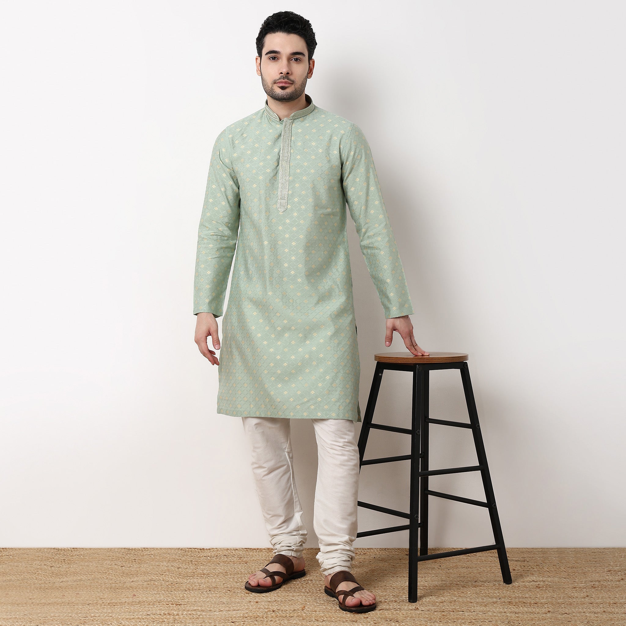 Jacquard Long Kurta