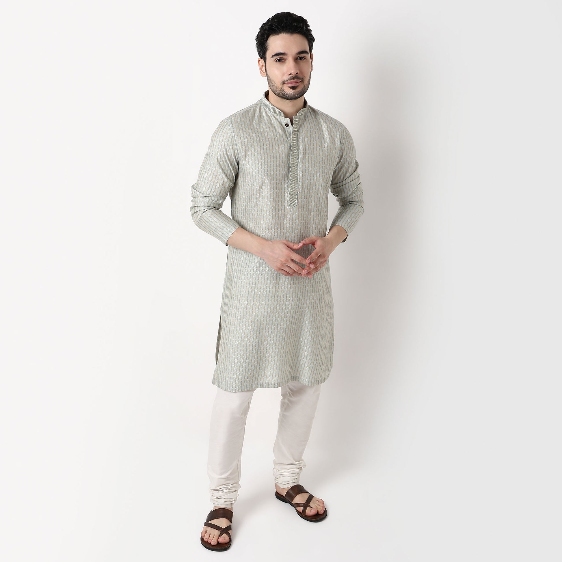 Jacquard Long Kurta