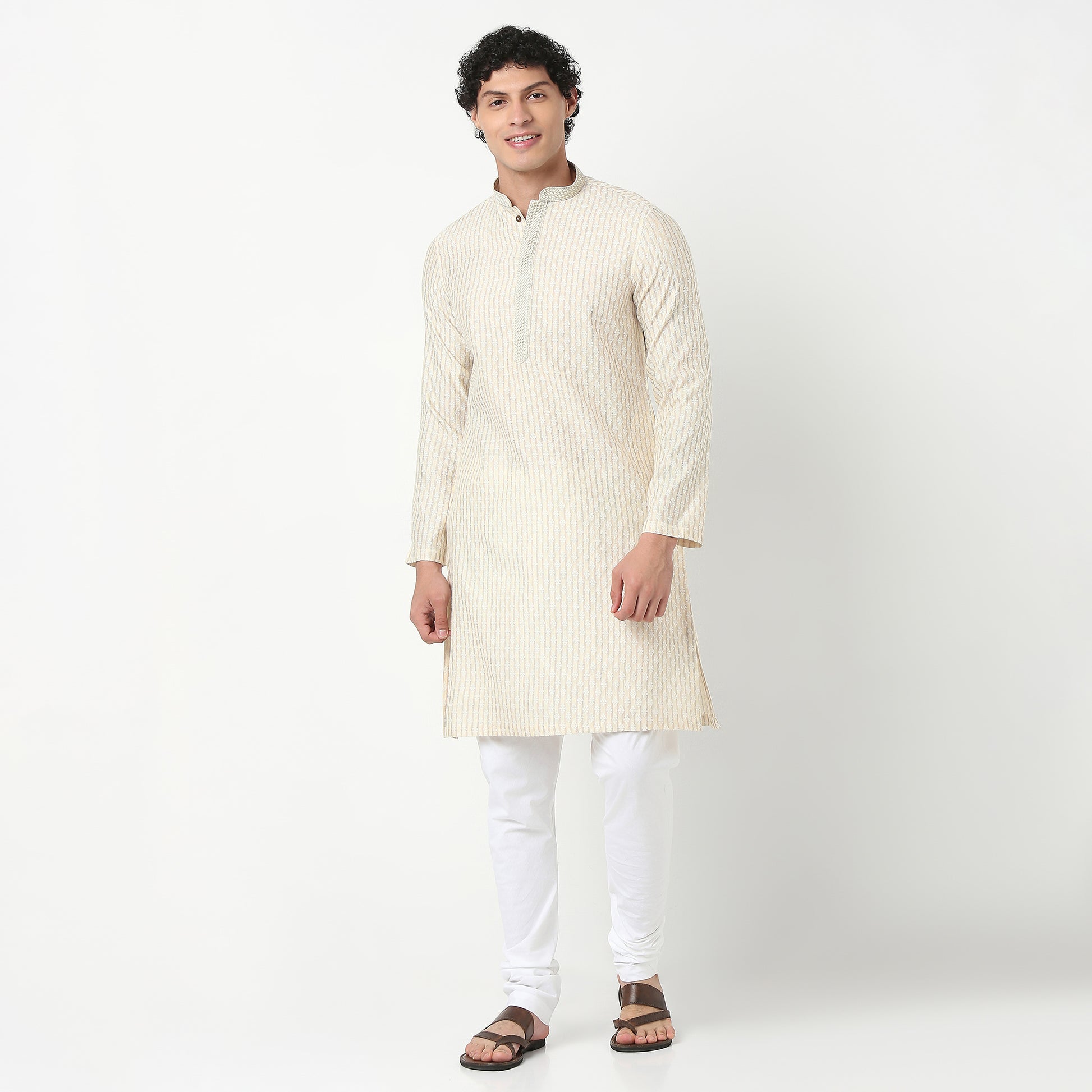 Jacquard Long Kurta