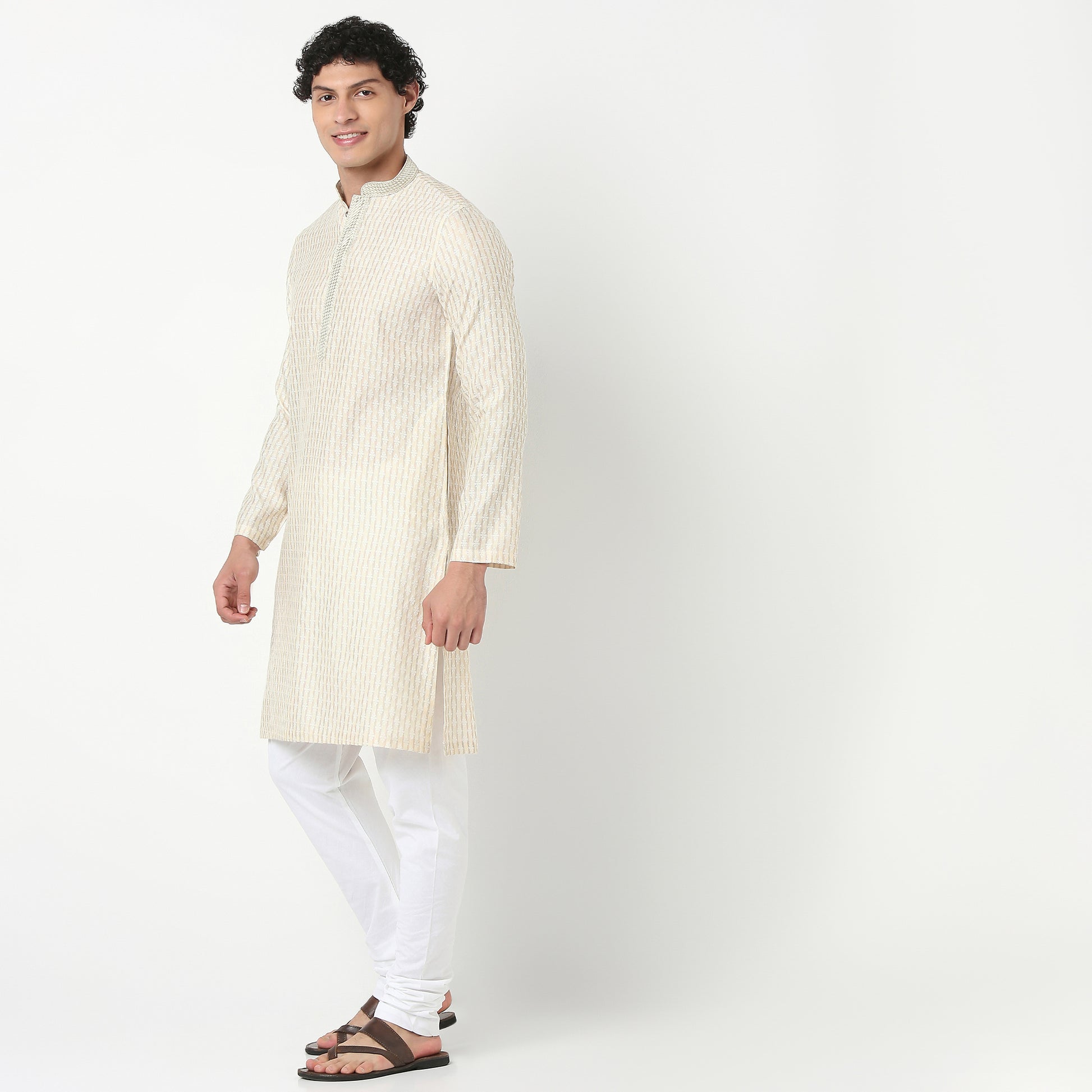Jacquard Long Kurta