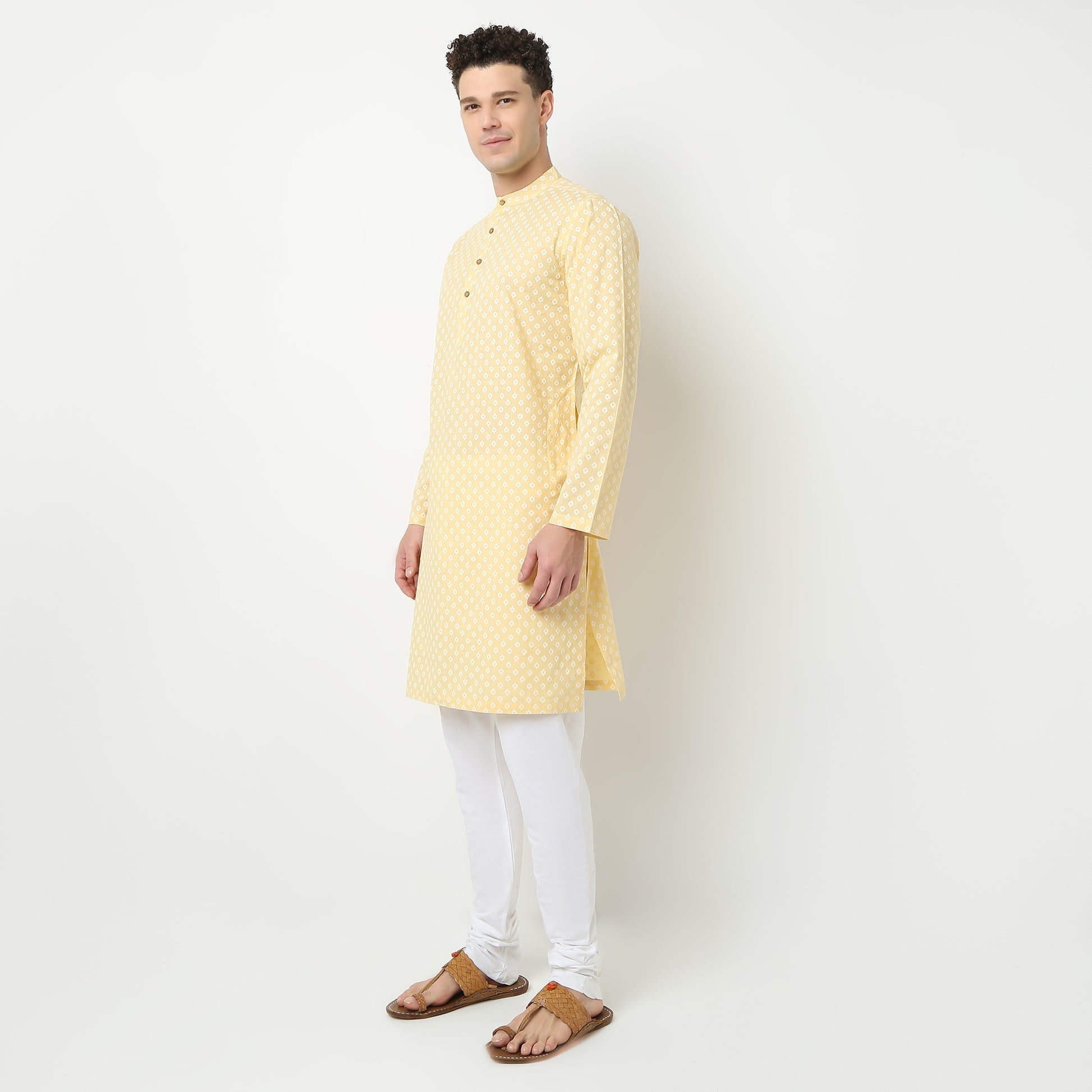 Straight Fit Printed Long Kurta