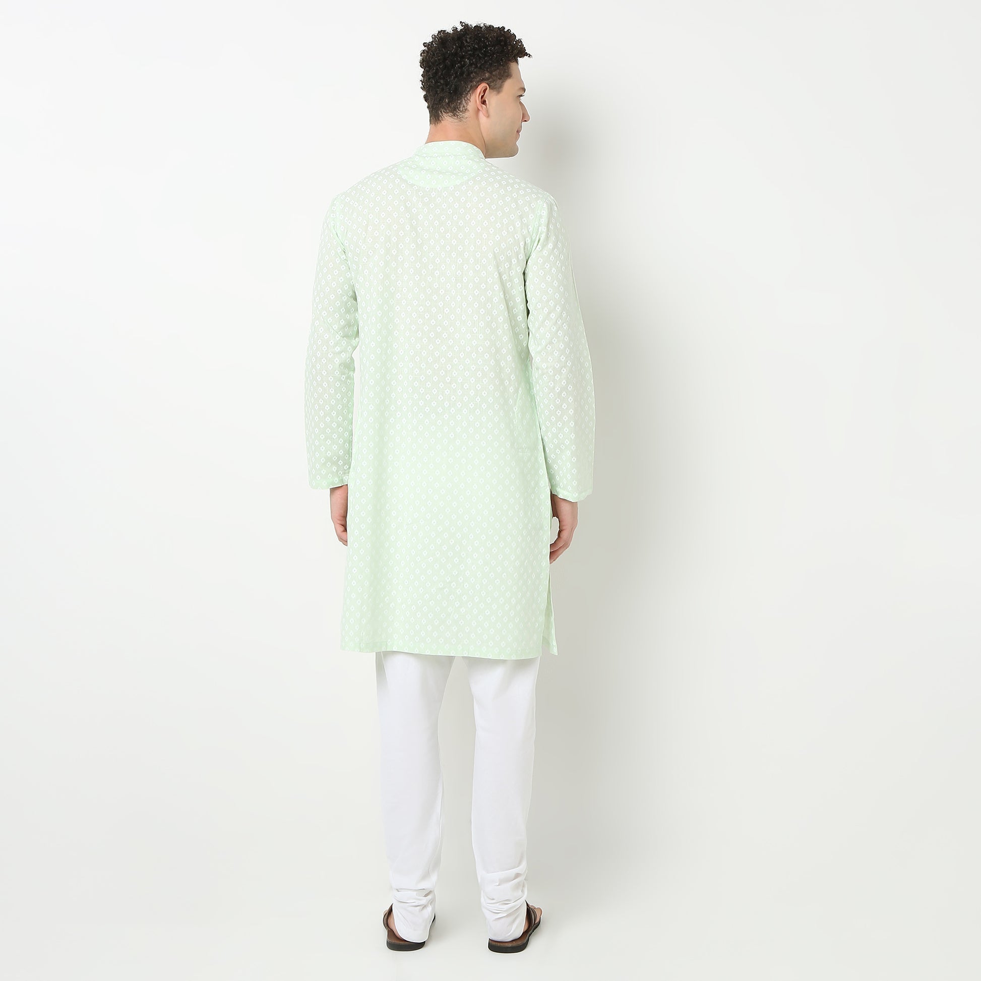 Straight Fit Printed Long Kurta
