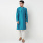 Buy Men Straight Fit Printed Full Sleeve Kurta  - Style Union