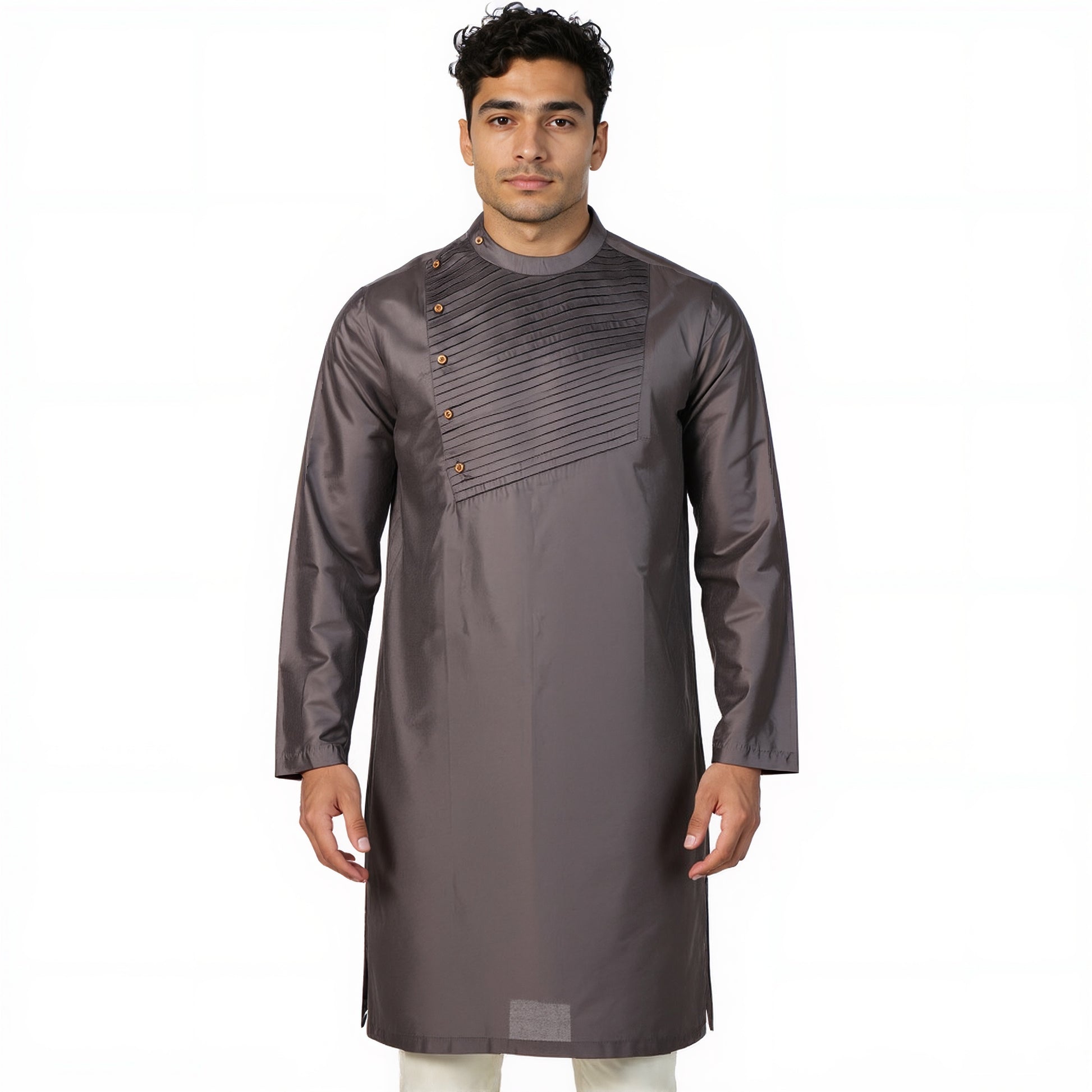 Pintuck Long Kurta