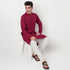 Buy Men Straight Fit Printed Full Sleeve Kurta  - Style Union