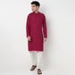 Buy Men Straight Fit Printed Full Sleeve Kurta  - Style Union