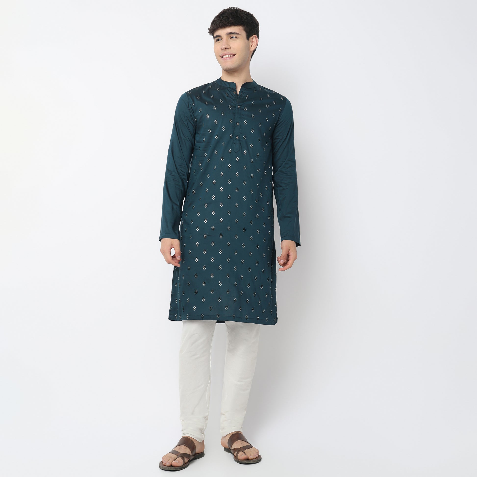 Embroidered Long Kurta
