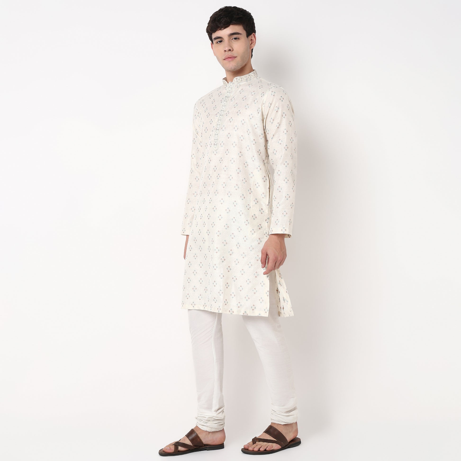 Jacquard Long Kurta