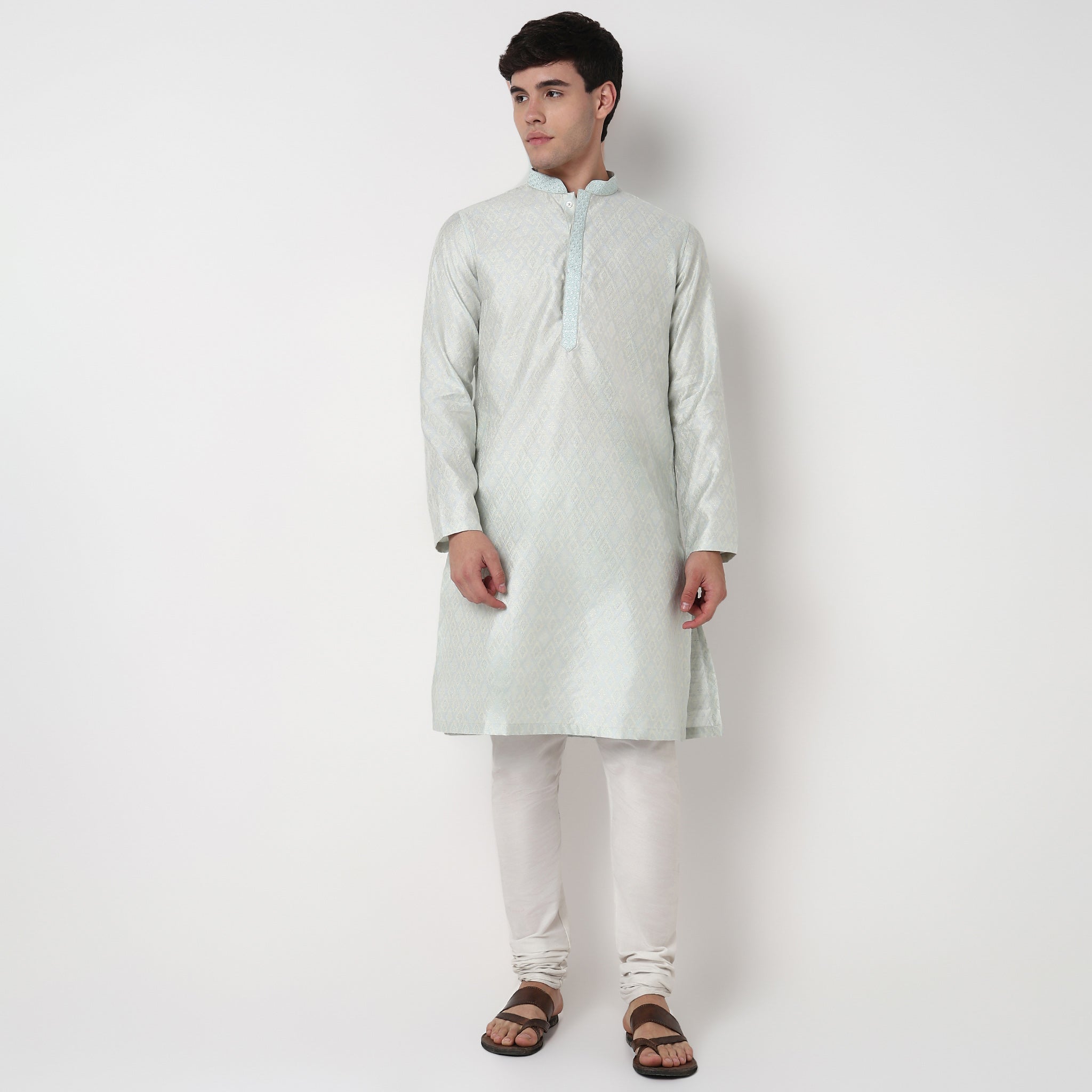 Jacquard Long Kurta