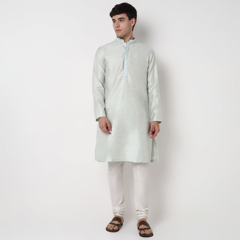 Jacquard Long Kurta