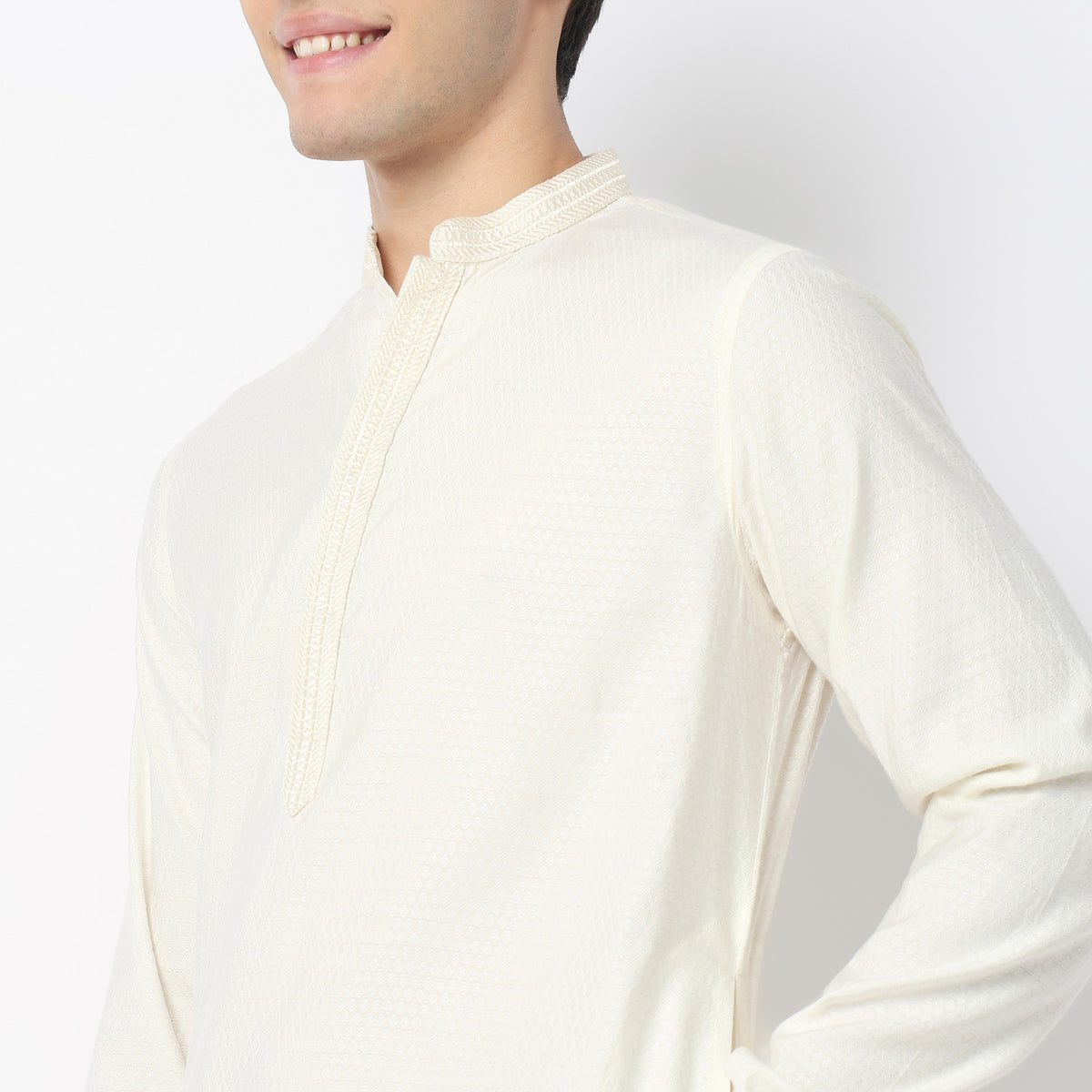 Jacquard Long Kurta