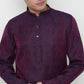 Buy Men Straight Fit Jacquard Full Sleeve Kurta  - Style Union
