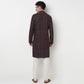 Buy Men Straight Fit Embroidered Full Sleeve Kurta  - Style Union
