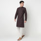 Buy Men Straight Fit Embroidered Full Sleeve Kurta  - Style Union