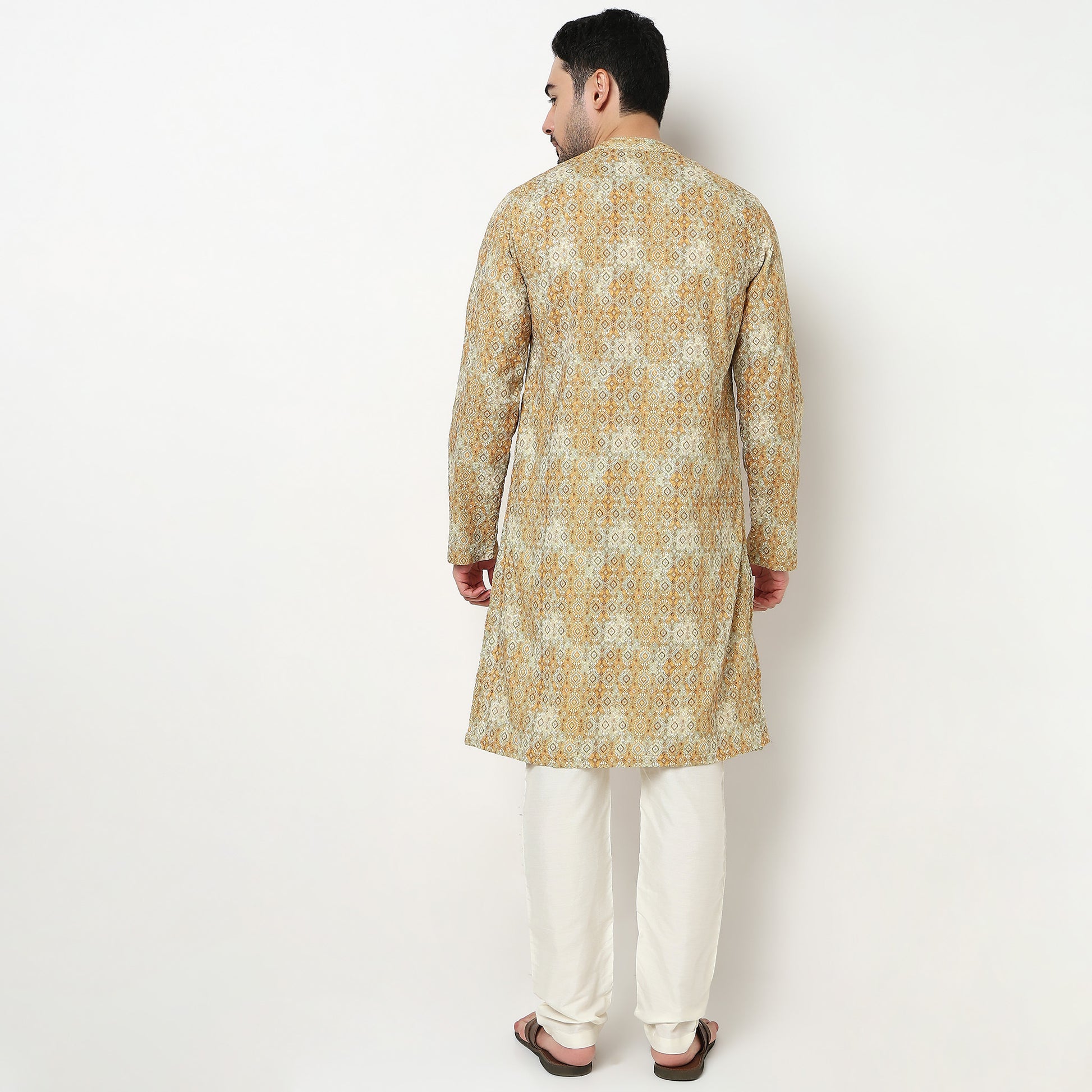 Digi Schiffli Long Kurta