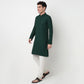 Buy Men Straight Fit Embroidered Full Sleeve Kurta  - Style Union