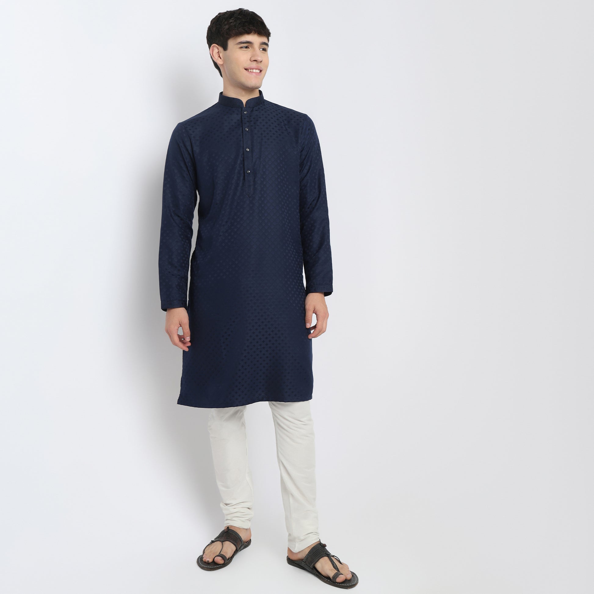 Jacquard Long Kurta