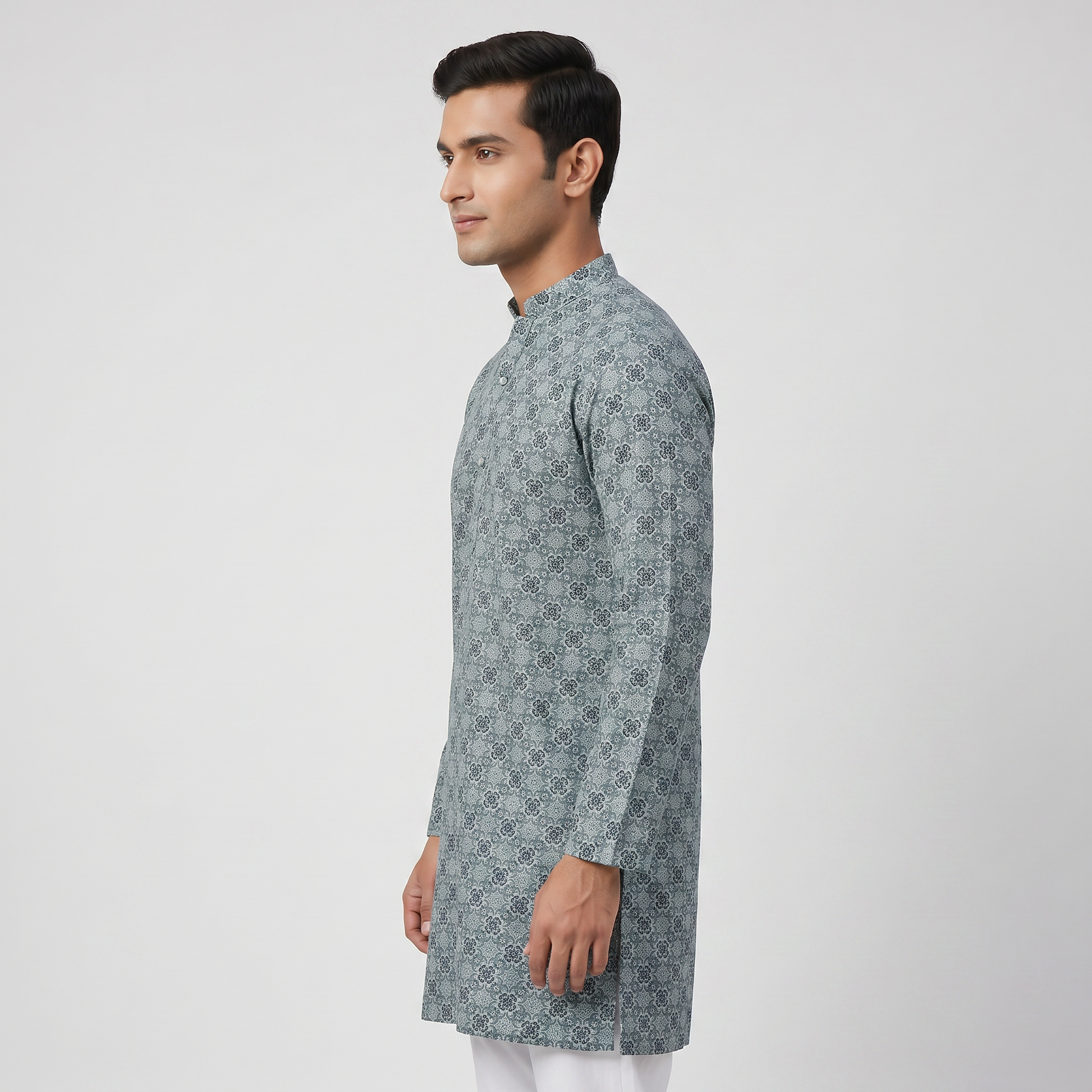 Embroidered Straight Long Kurta