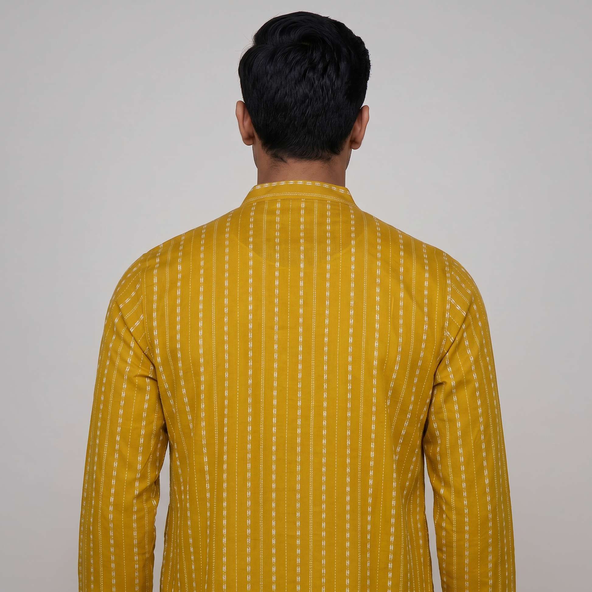 Jacquard Straight Long Kurta