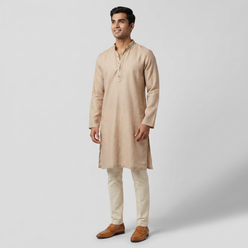 Solid Straight Long Kurta
