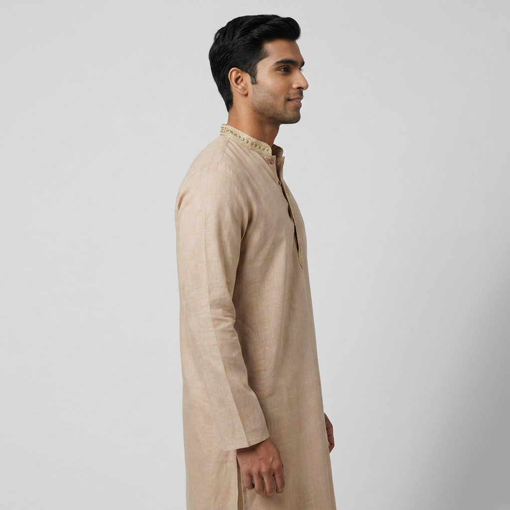 Solid Straight Long Kurta