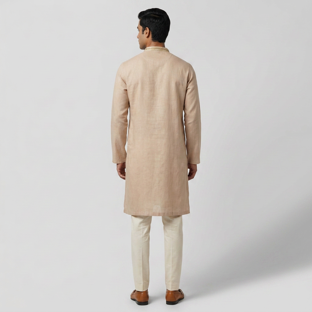 Solid Straight Long Kurta