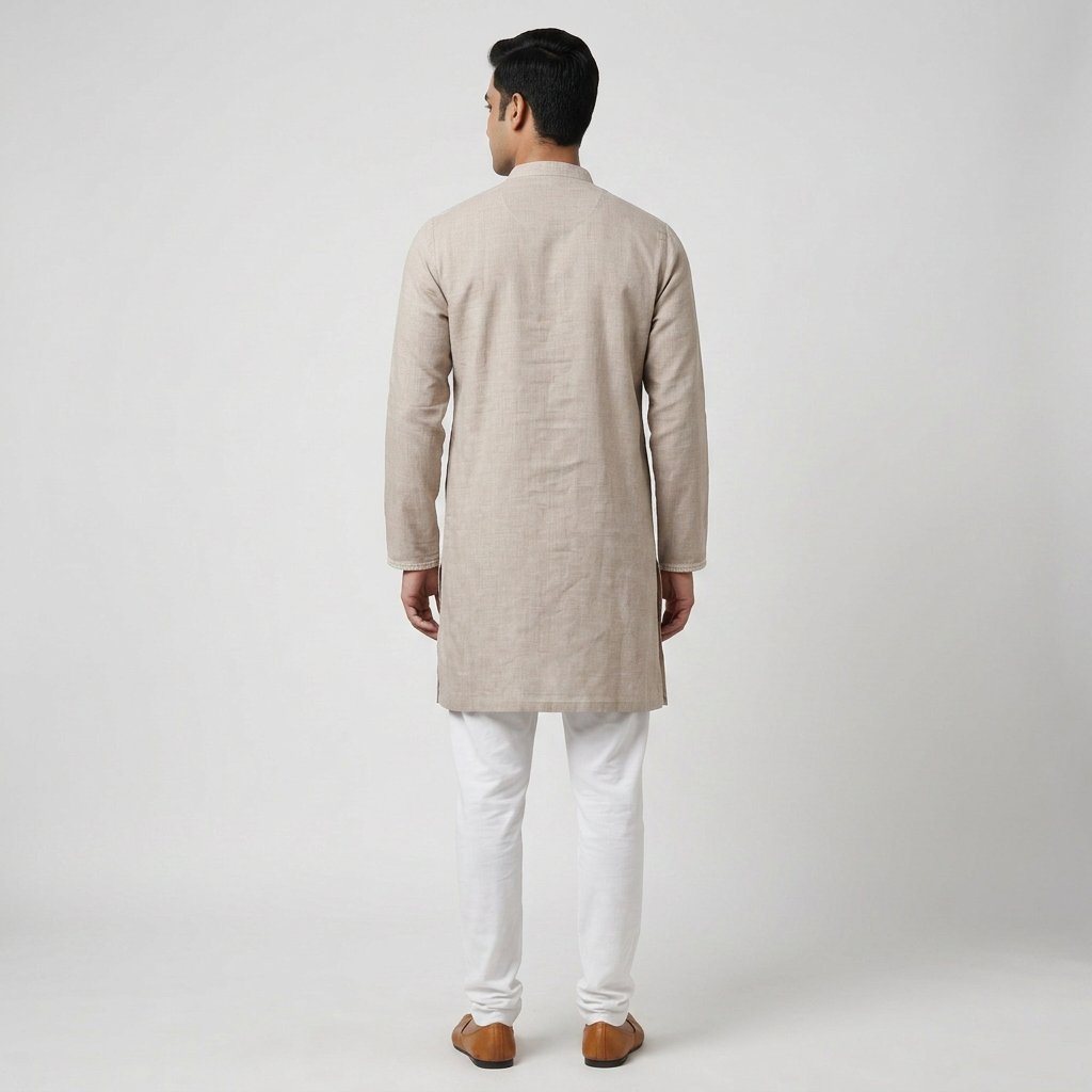 Cotton Embroidered Long Kurta