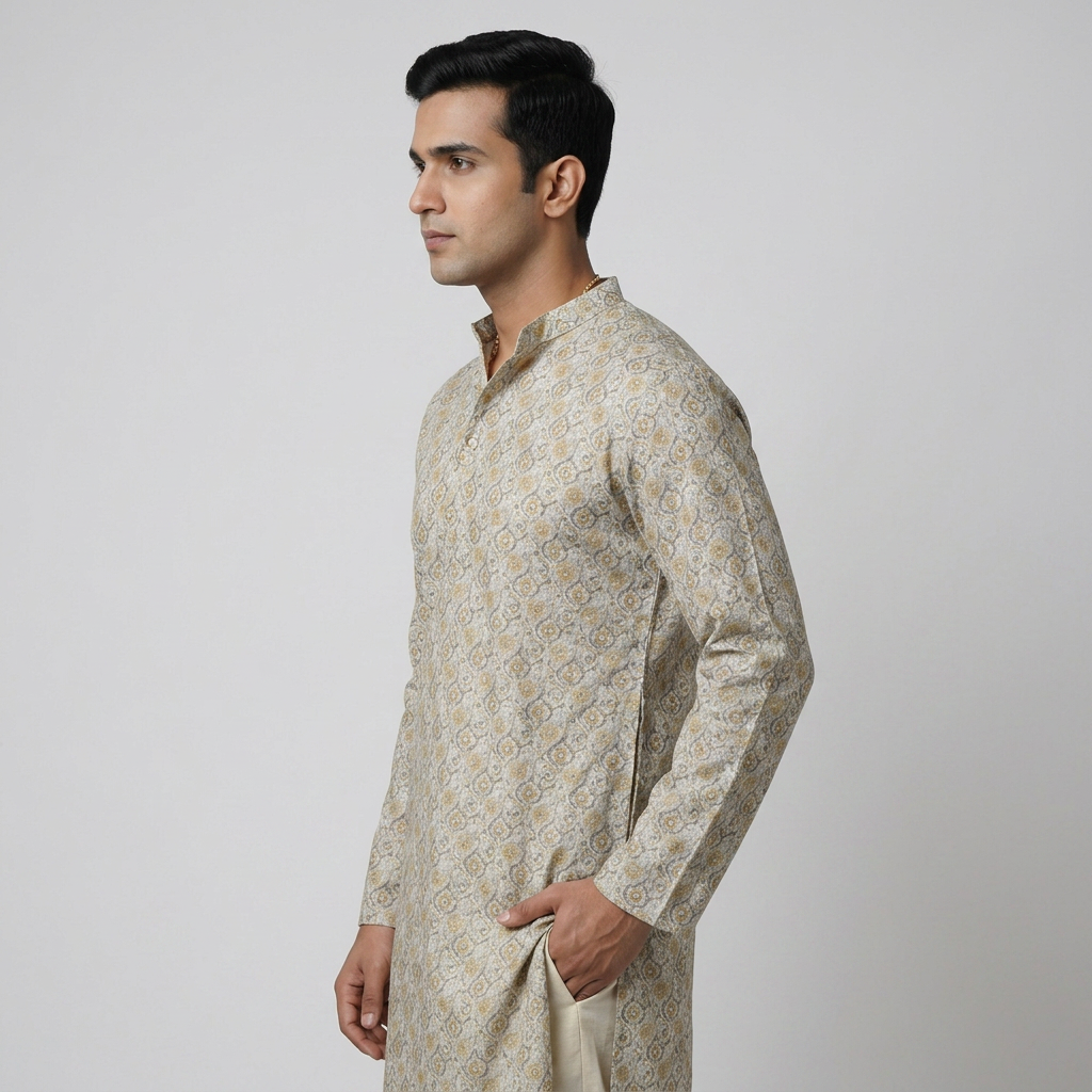 Digital Printed Straight Kurta