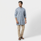 Digital Schiffli Straight Long Kurta