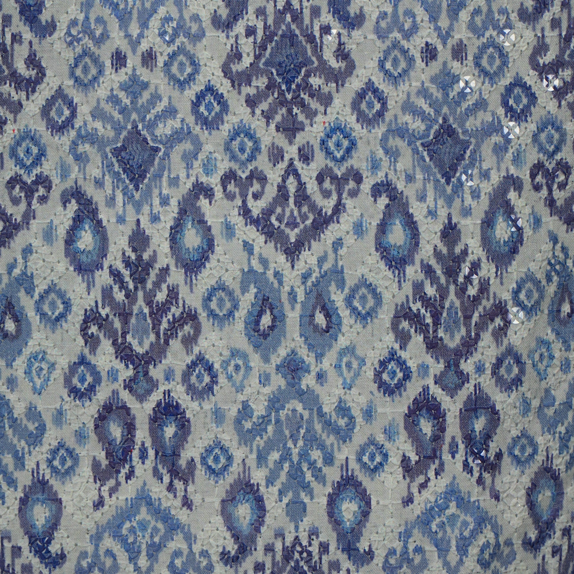 Digital Schiffli Straight Long Kurta