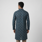 Straight Fit Digital Schiffli Kurta