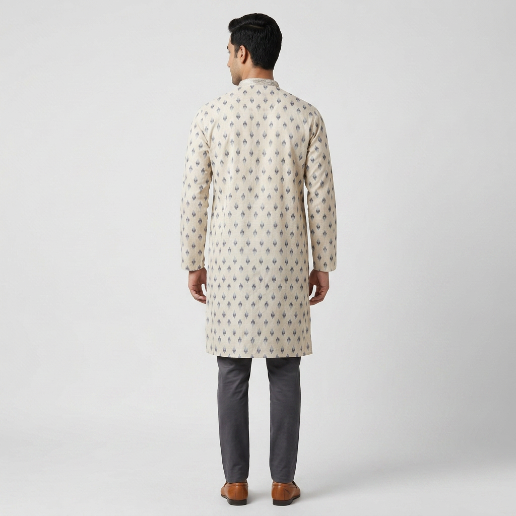Printed Straight Long Kurta
