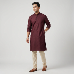 Solid Straight Long Kurta