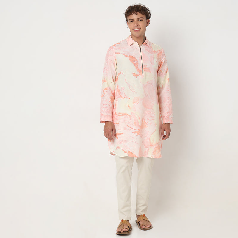 Regular Fit Printed Kurta