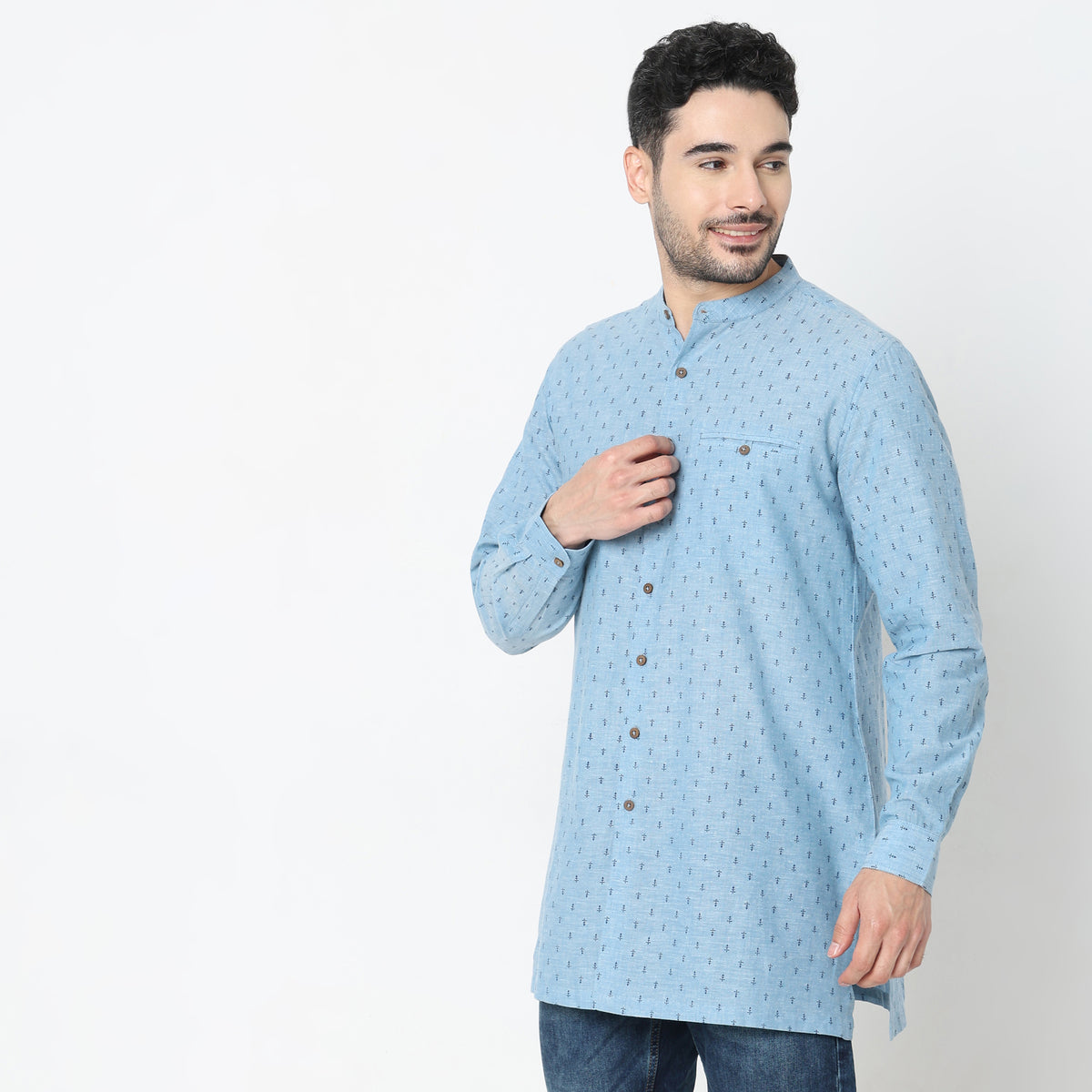 Regular Fit Printed Kurta