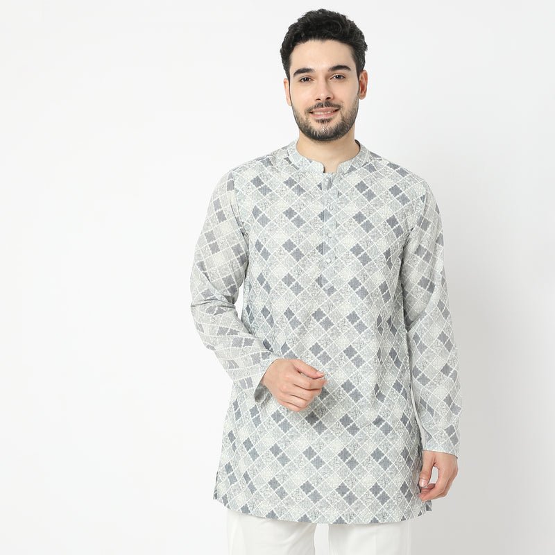 Regular Fit Printed Kurta