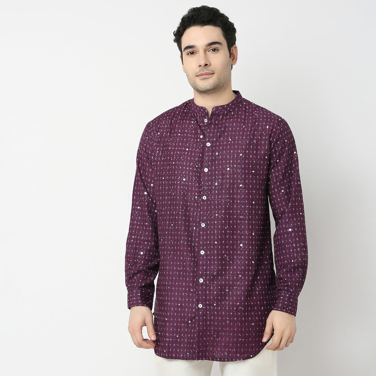 Regular Fit Printed Kurta