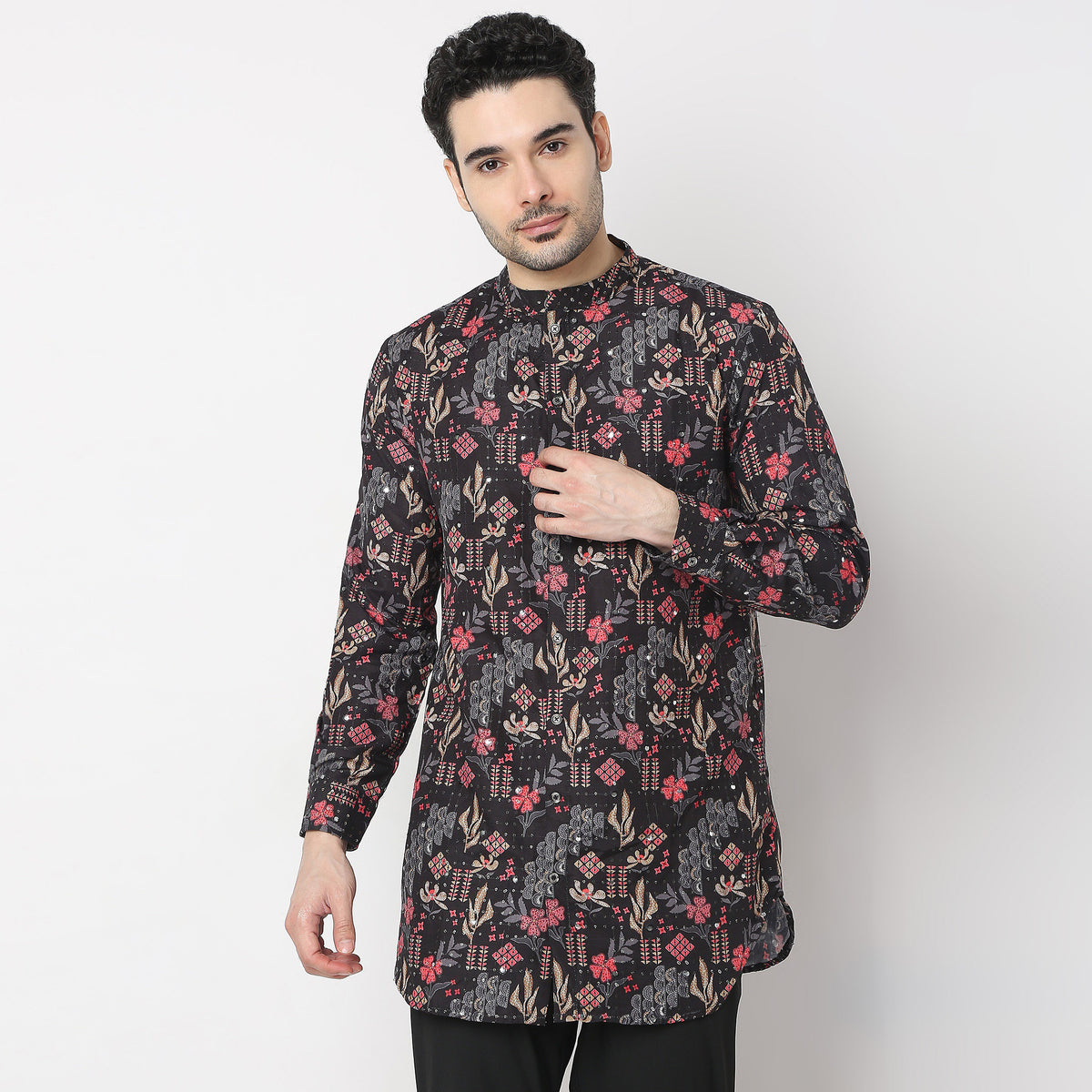 Regular Fit Printed Kurta