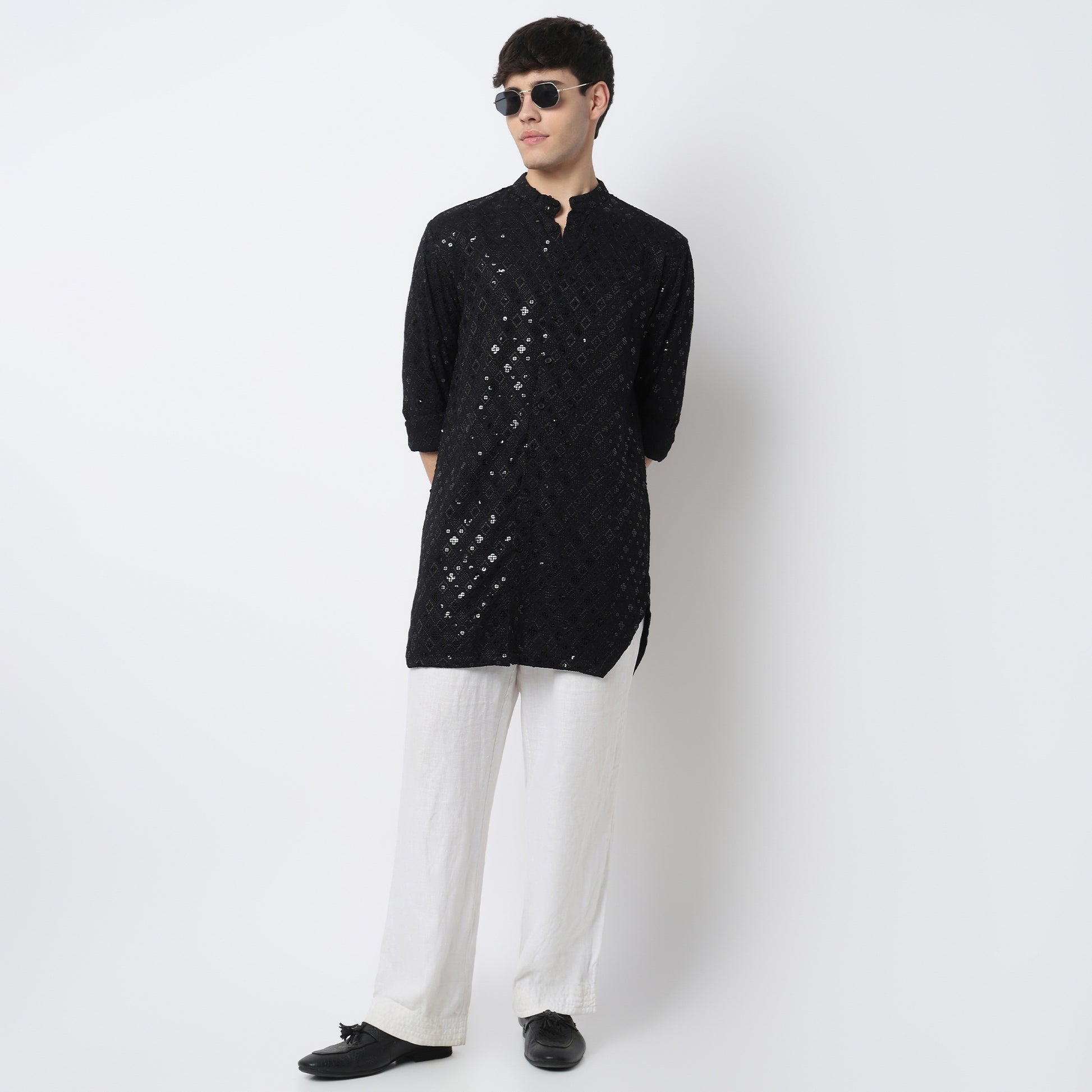 Embroidered Straight Kurta