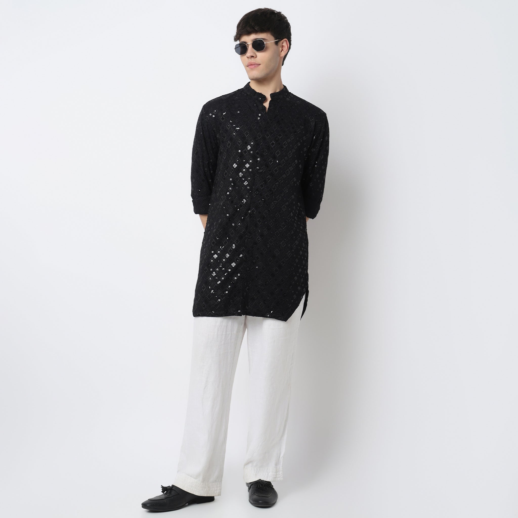 Embroidered Straight Kurta